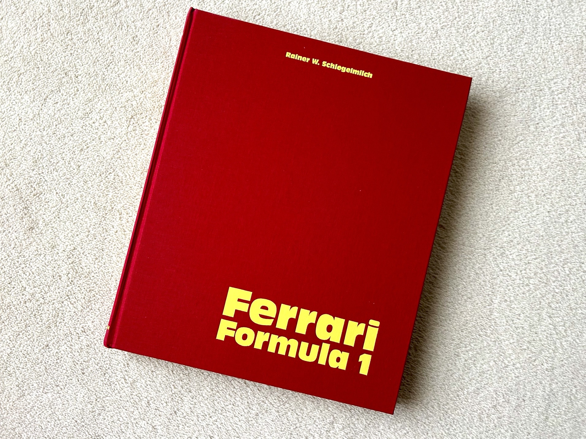 Michael Schumacher signed Schlegelmilch 1996 Ferrari hardback - Image 4