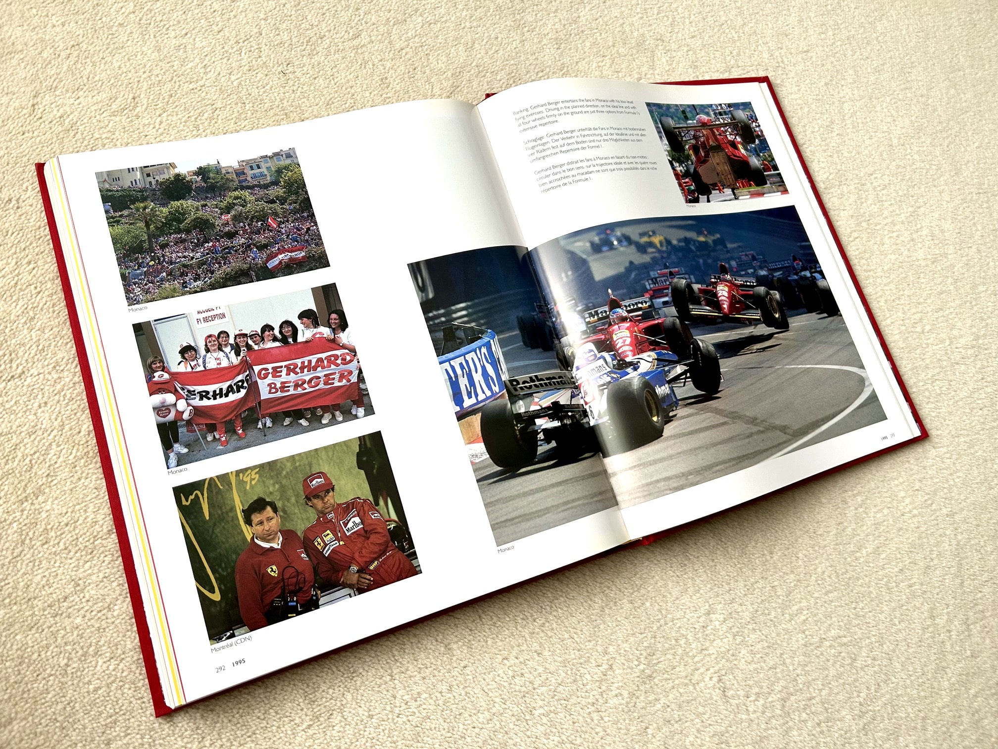 Michael Schumacher signed Schlegelmilch 1996 Ferrari hardback - Image 5