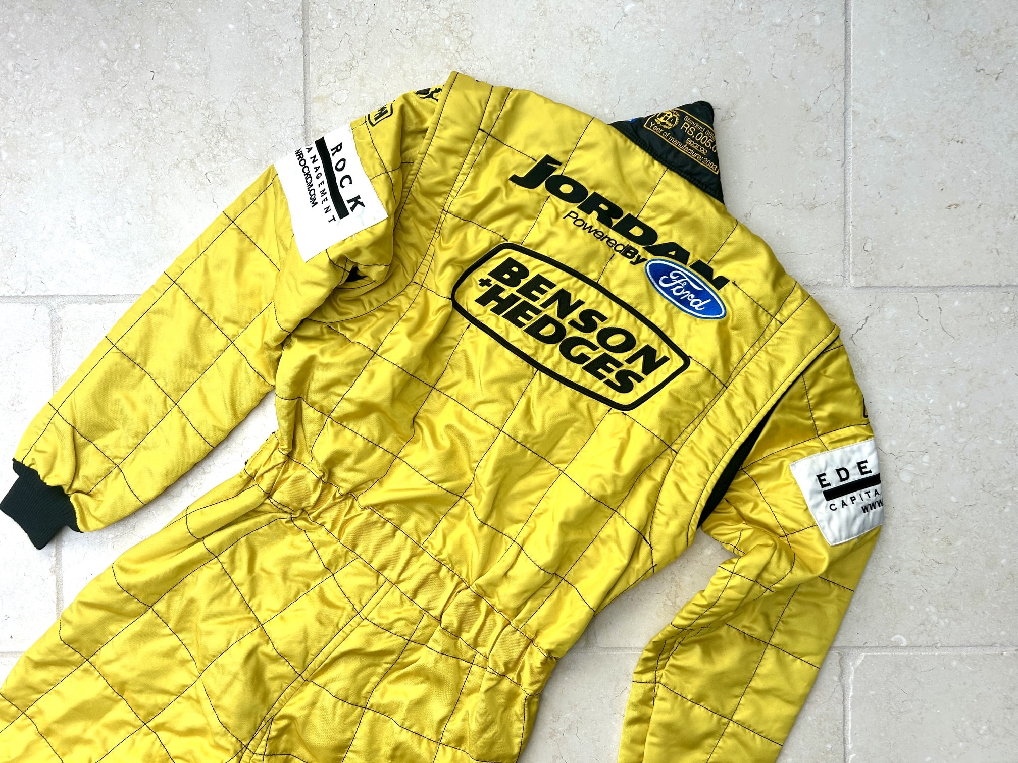 Ralph Firman 2003 Jordan racesuit by Sparco - Image 3