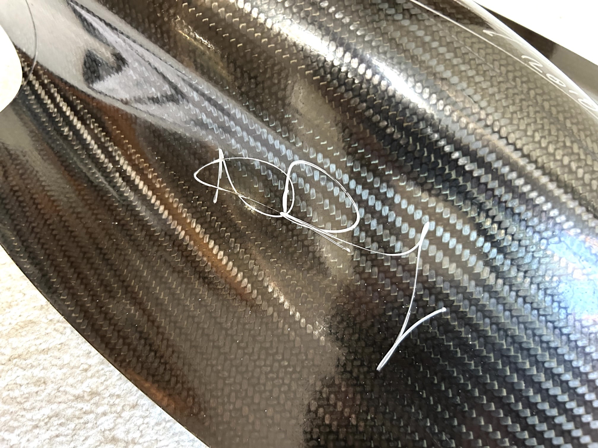 2010 AMG Mercedes GP carbon exhaust shield signed by Michael Schumacher and Nico Rosberg with team COA - Image 4