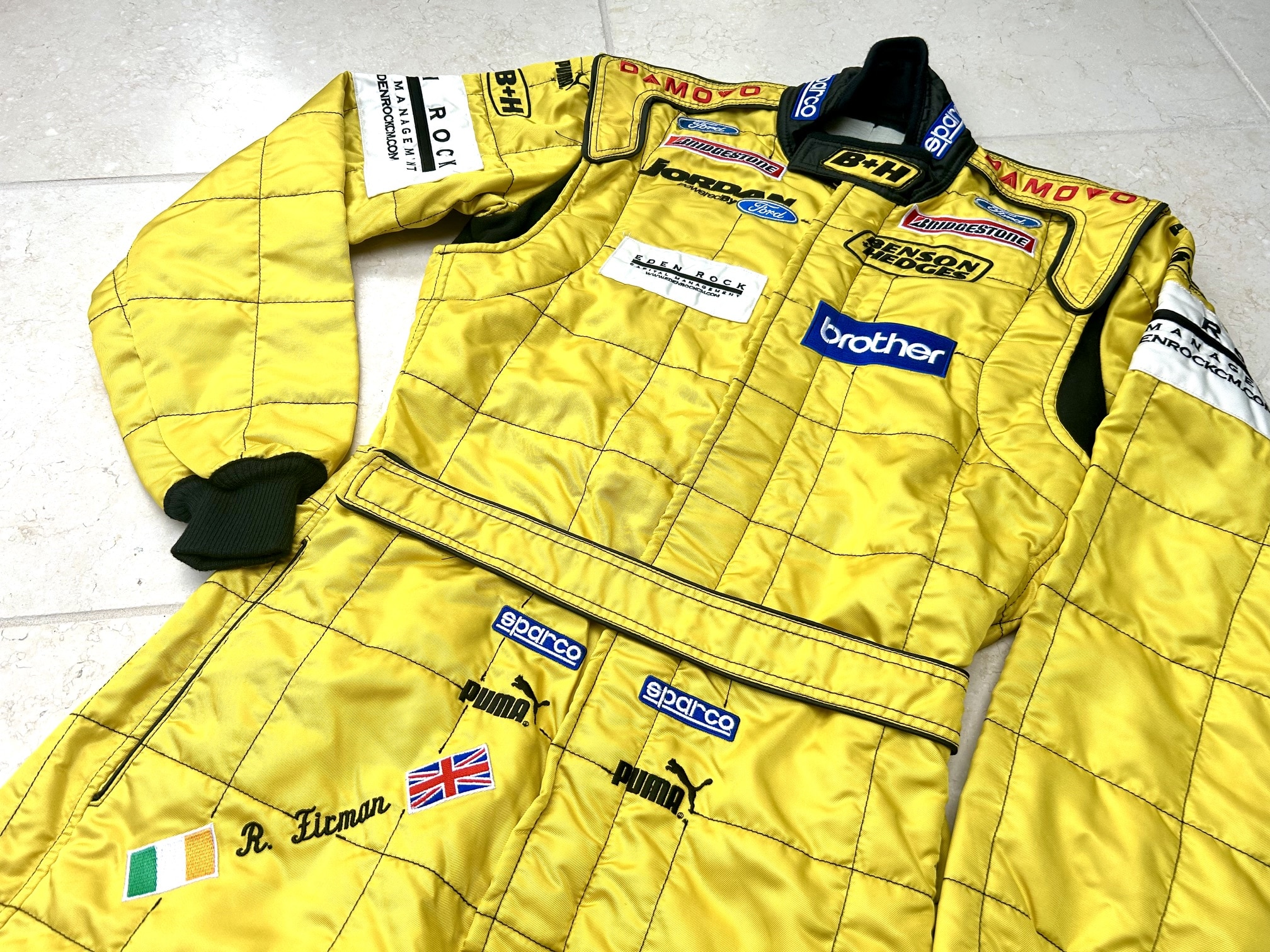Ralph Firman 2003 Jordan racesuit by Sparco - Image 4