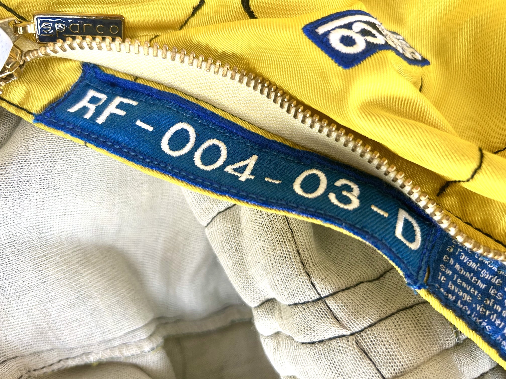 Ralph Firman 2003 Jordan racesuit by Sparco - Image 7