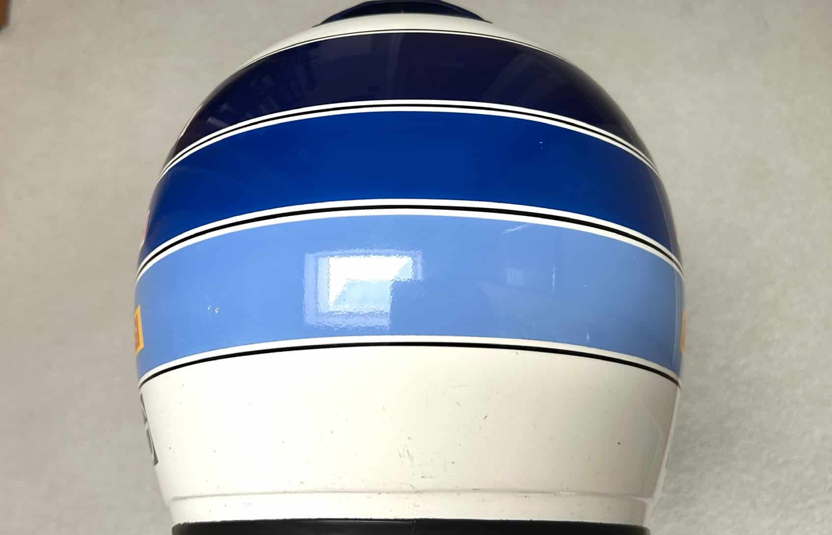Mika Hakkinen 1992 Arai GP3 replica Team Lotus helmet with signed visor - Image 8